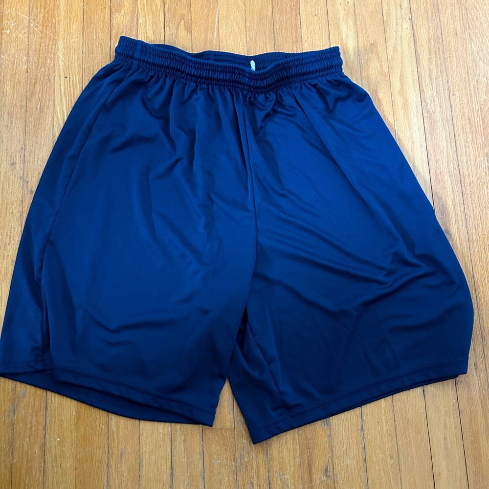 Men's Deep Blue Athletic Shorts